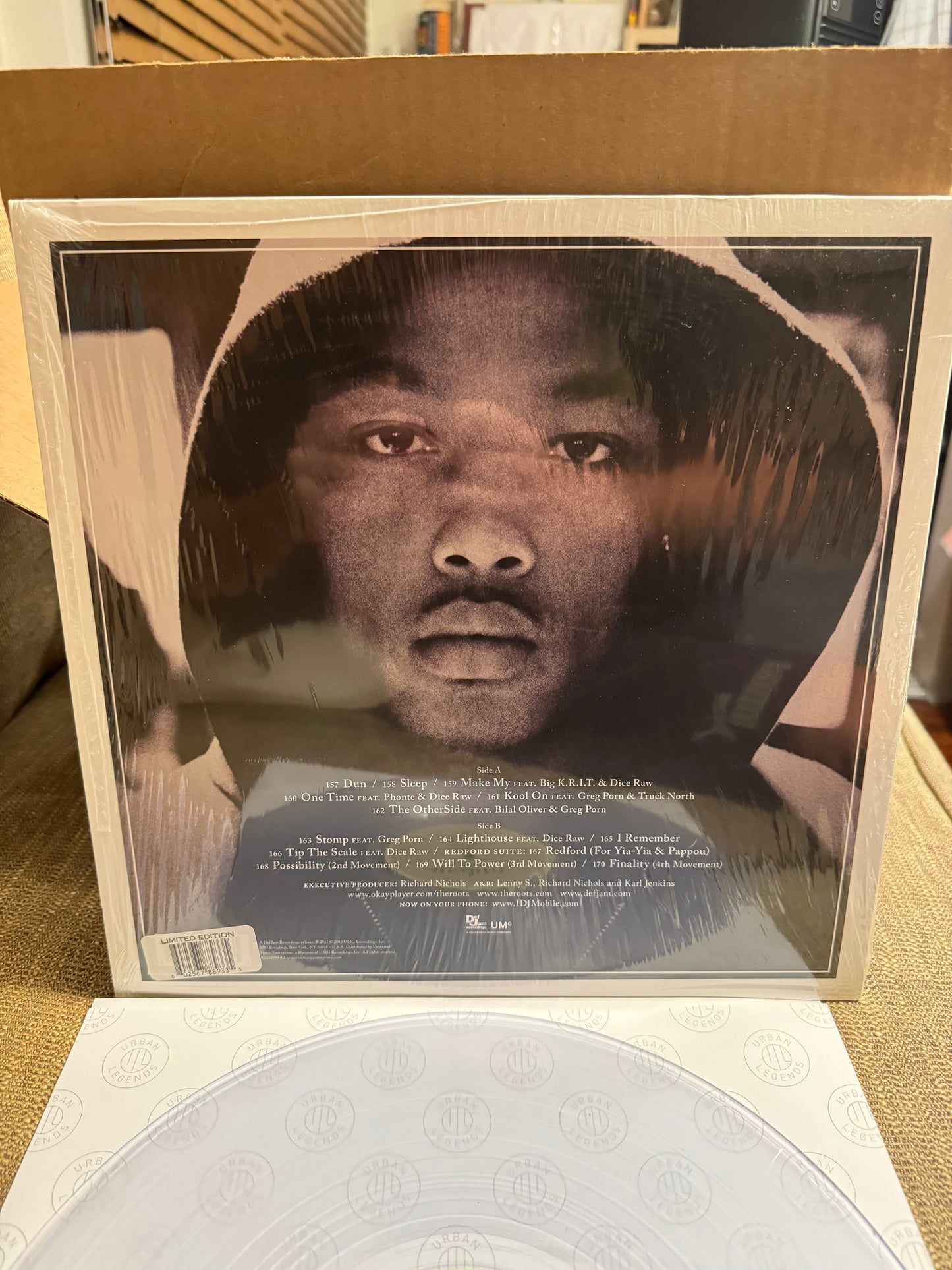 The Roots - UNDUN - Limited Edition MINT CLEAR VINYL