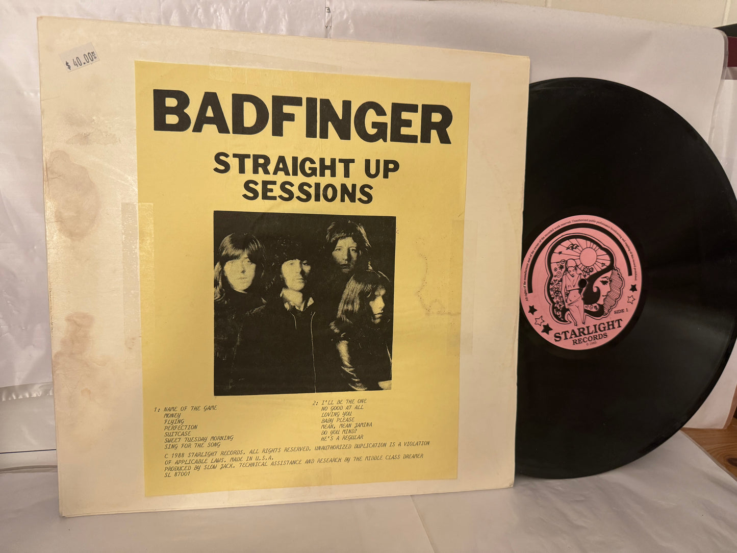 Rare - Badfinger - Straight Up sessions - Bootleg