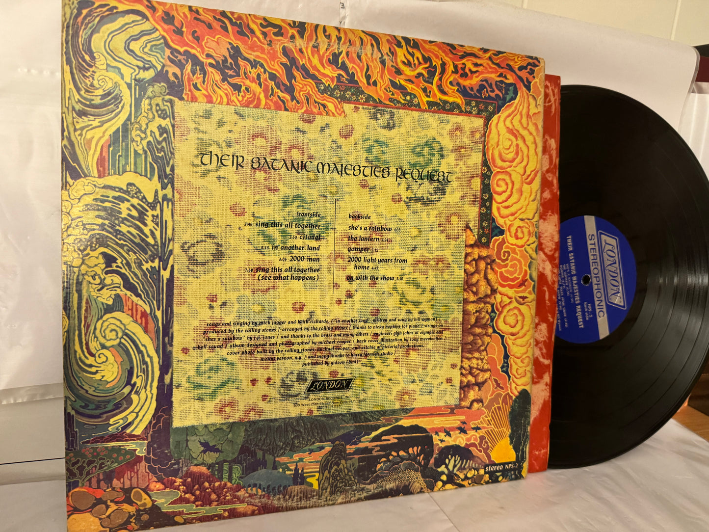 The Rolling Stones - Your Satanic Majesties Request - 3-D cover! - VG