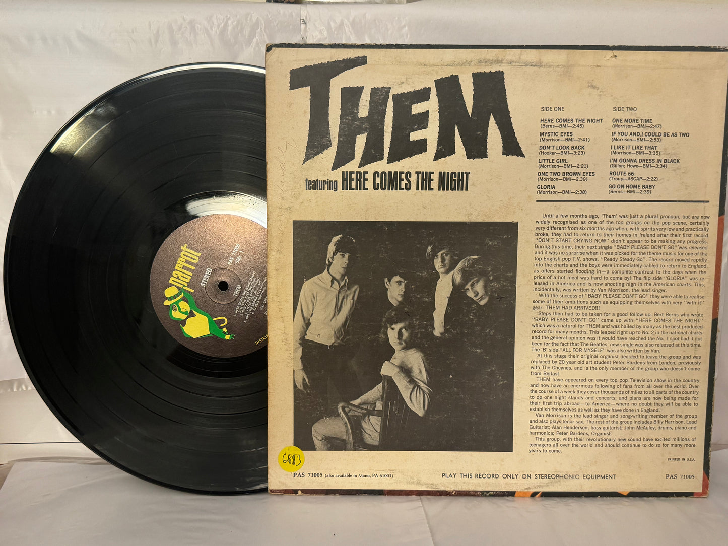 Them - Here Comes the Night - rare Orig