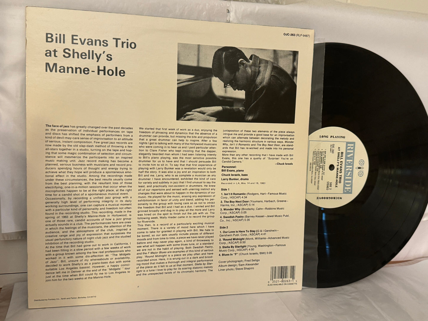 Bill Evans Trio - At Shelly's Manee-hole, Hollywood CA - VG++